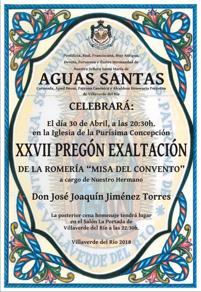 CARTEL PREGON ROMERIA 2018