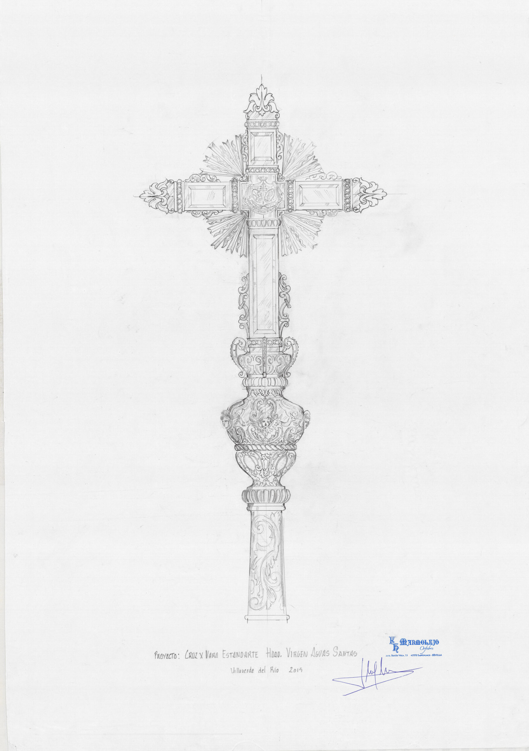 BOCETO CRUZ ESTANDARTE