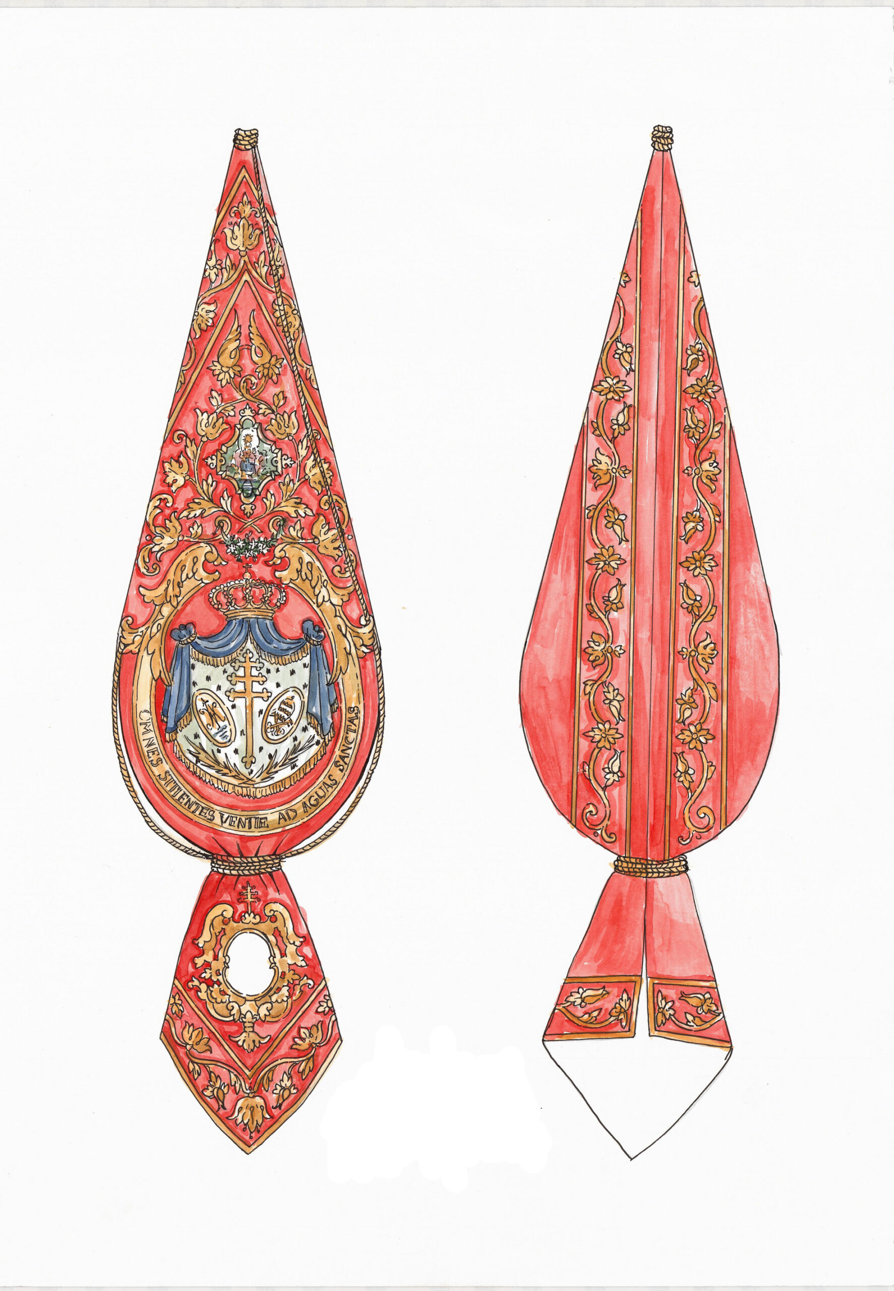 BOCETO DEFINITIVO ESTANDARTE A COLOR