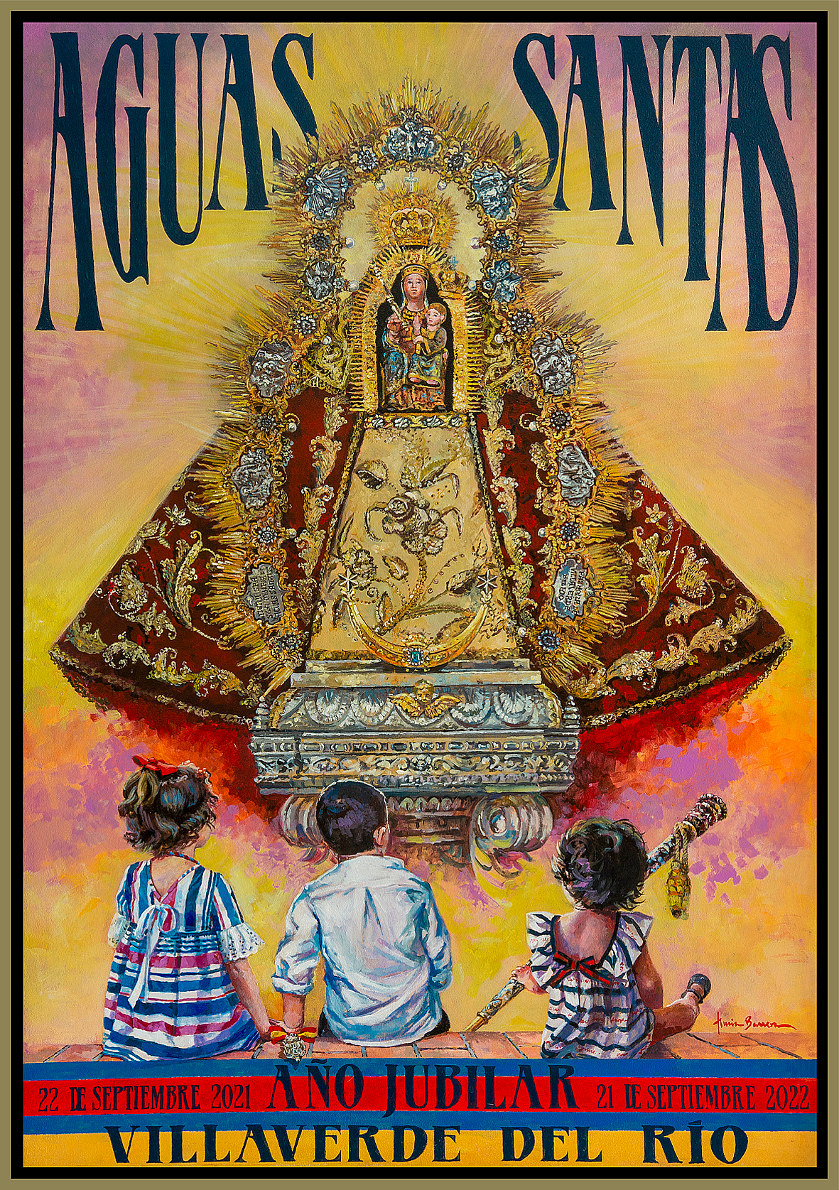 CARTEL AGUAS SANTAS RRSS